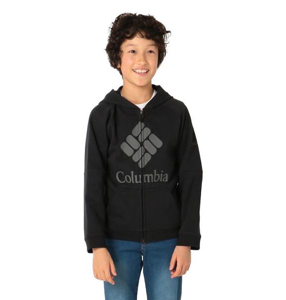 Columbia Boys Hoodies Sale UK - Logo Clothing Black UK-551649